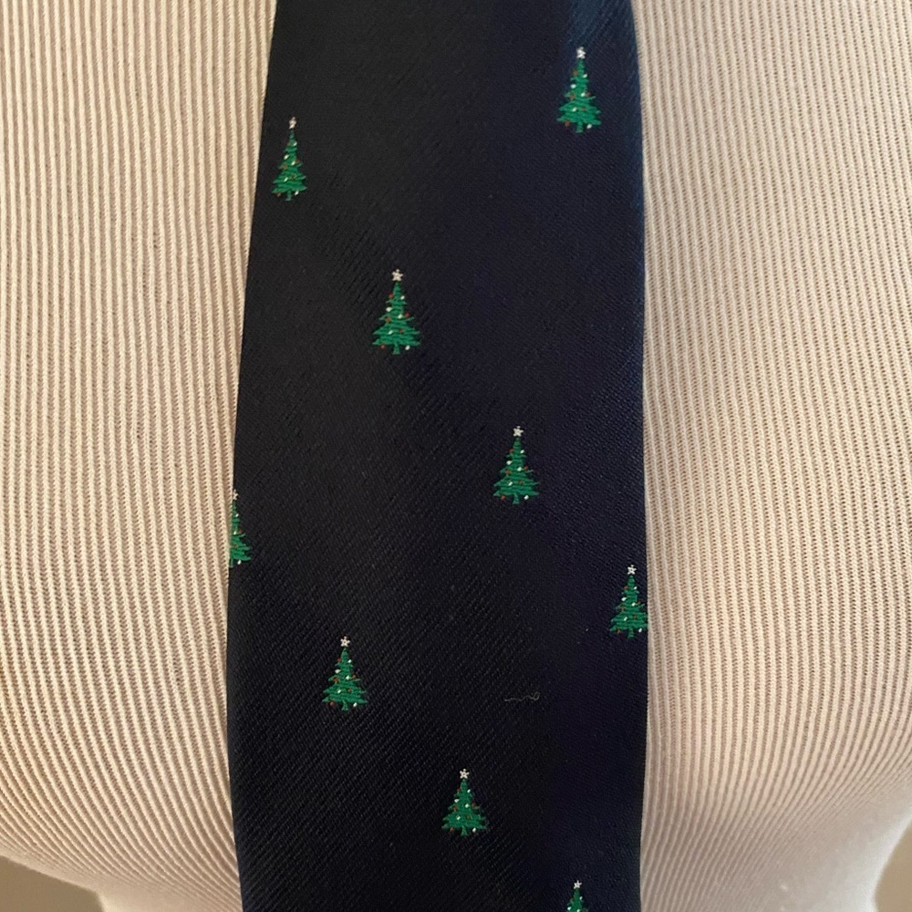 *Vintage* American Collection by David Ross Christmas Tree Tie Excellent Cond